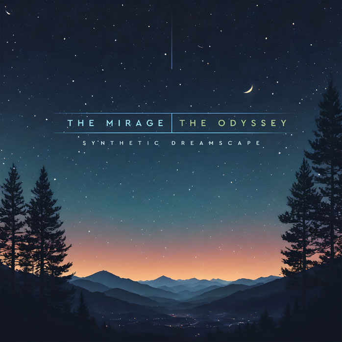 2D view of Premade Electronica & Ambient Album Cover - Mirage #10152 | AlbumArtZone*