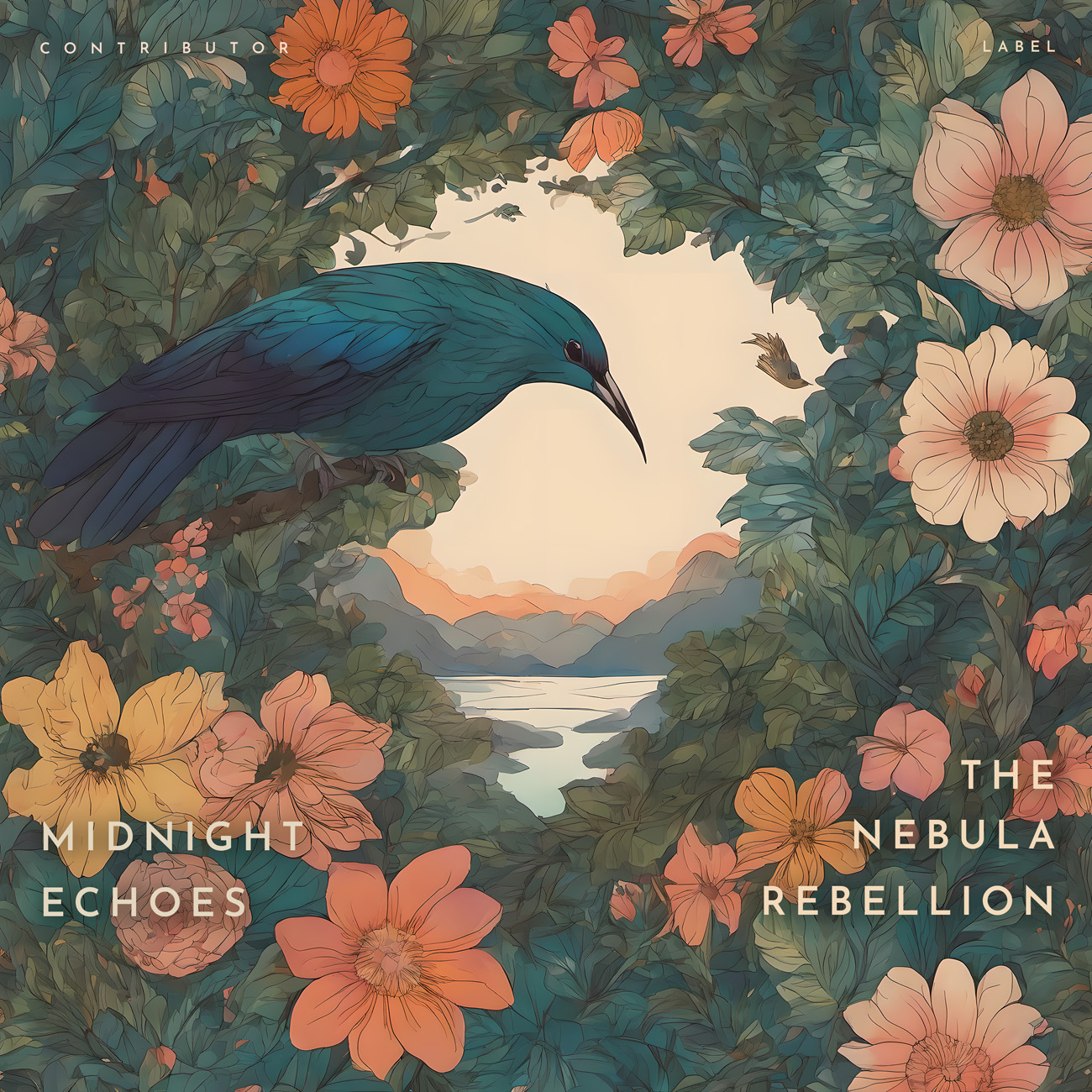 2D view of Premade Indie & Folk Music Album Cover - Nandor #10490 | AlbumArtZone*