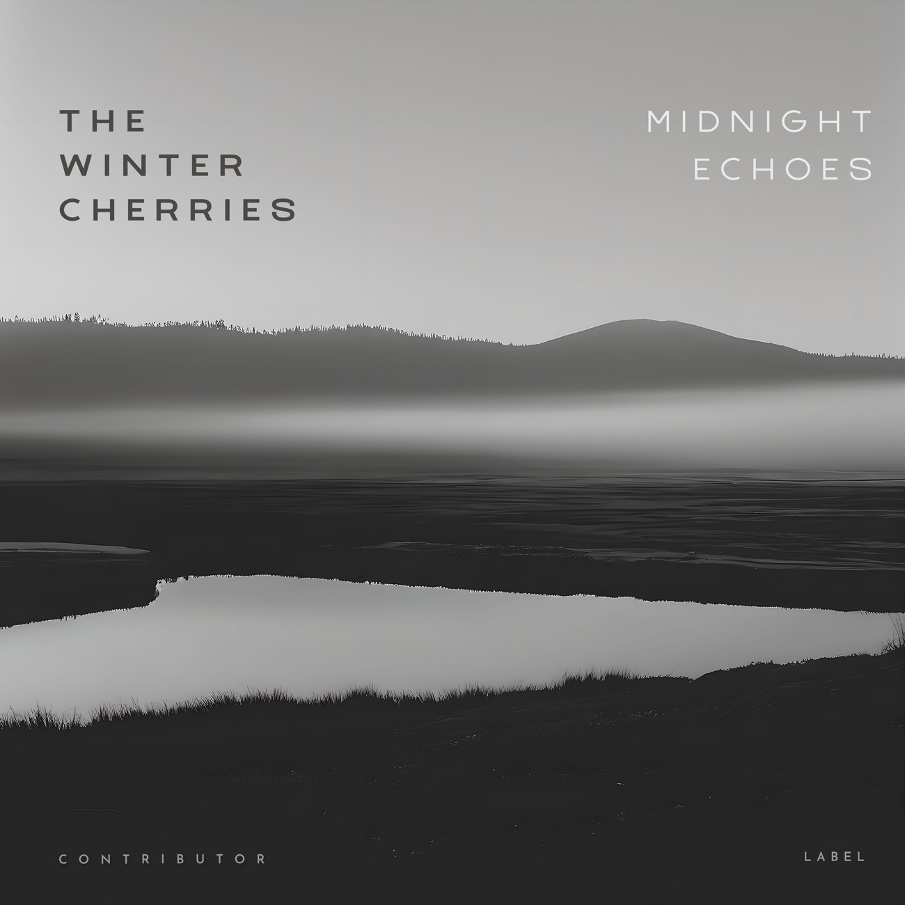 2D view of Premade Indie & Folk Music Album Cover - Cloudy #10492 | AlbumArtZone*