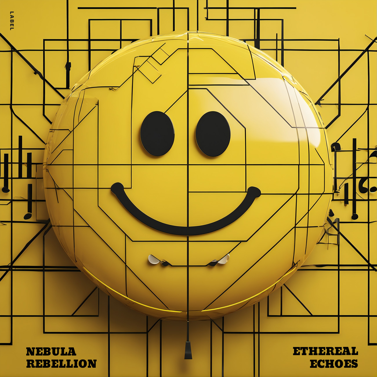 2D view of Premade Pop Album Cover - Old Gold #10561 | AlbumArtZone*