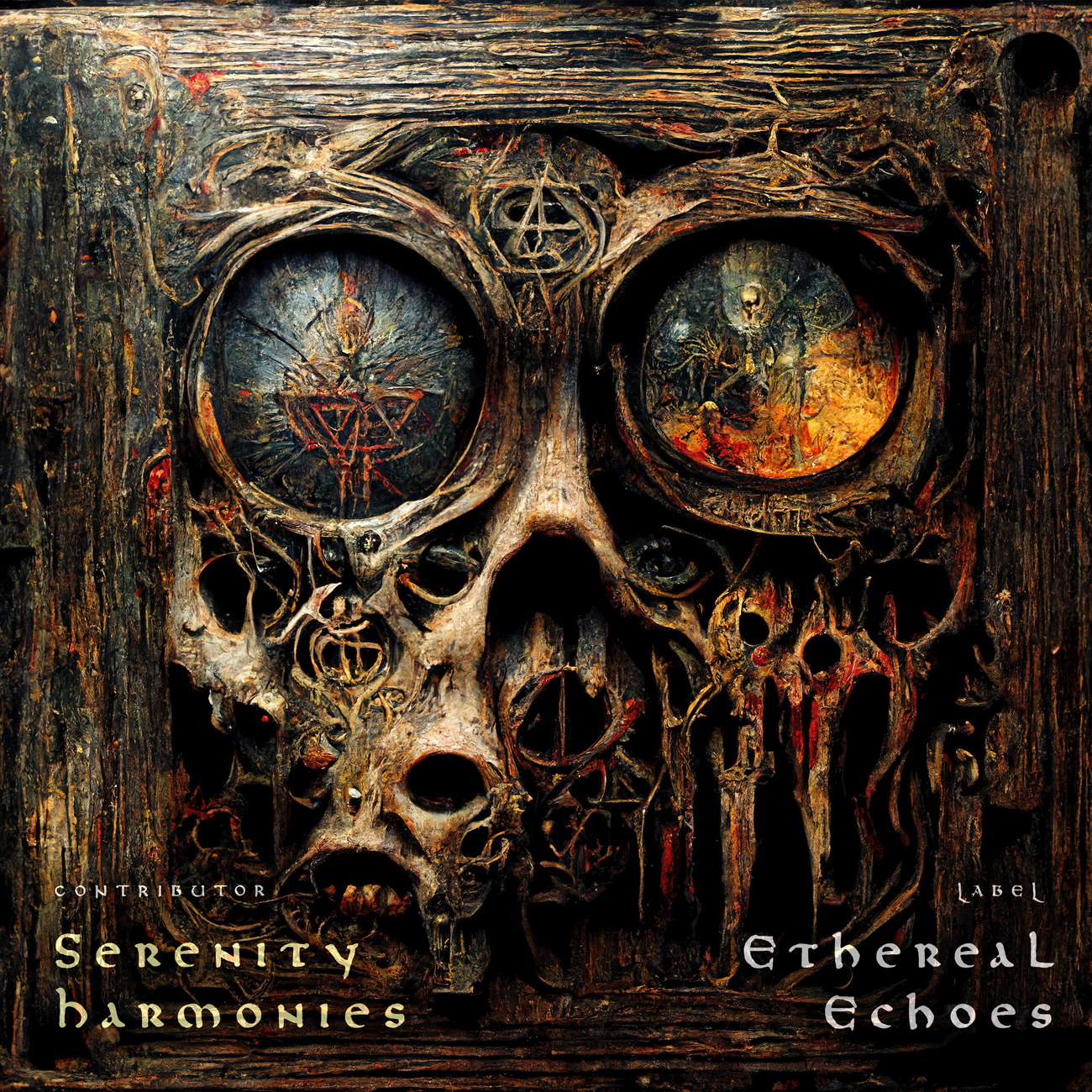 2D view of Premade Heavy Metal & Gothic Metal Album Cover - Zeus #10580 | AlbumArtZone*