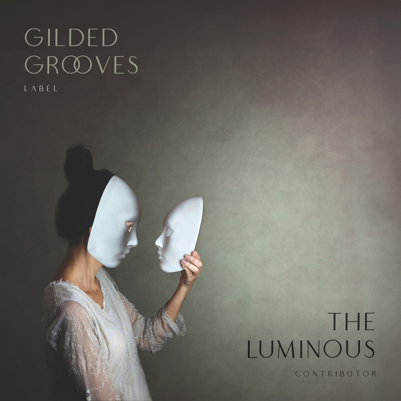 2D view of Premade Contemporary Music Album Cover - Fuscous Gray #10654 | AlbumArtZone*