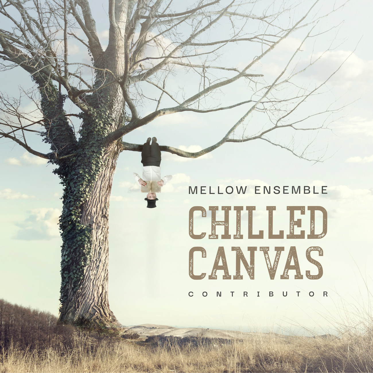 2D view of Premade Indie & Folk Music Album Cover - Green White #10674 | AlbumArtZone*