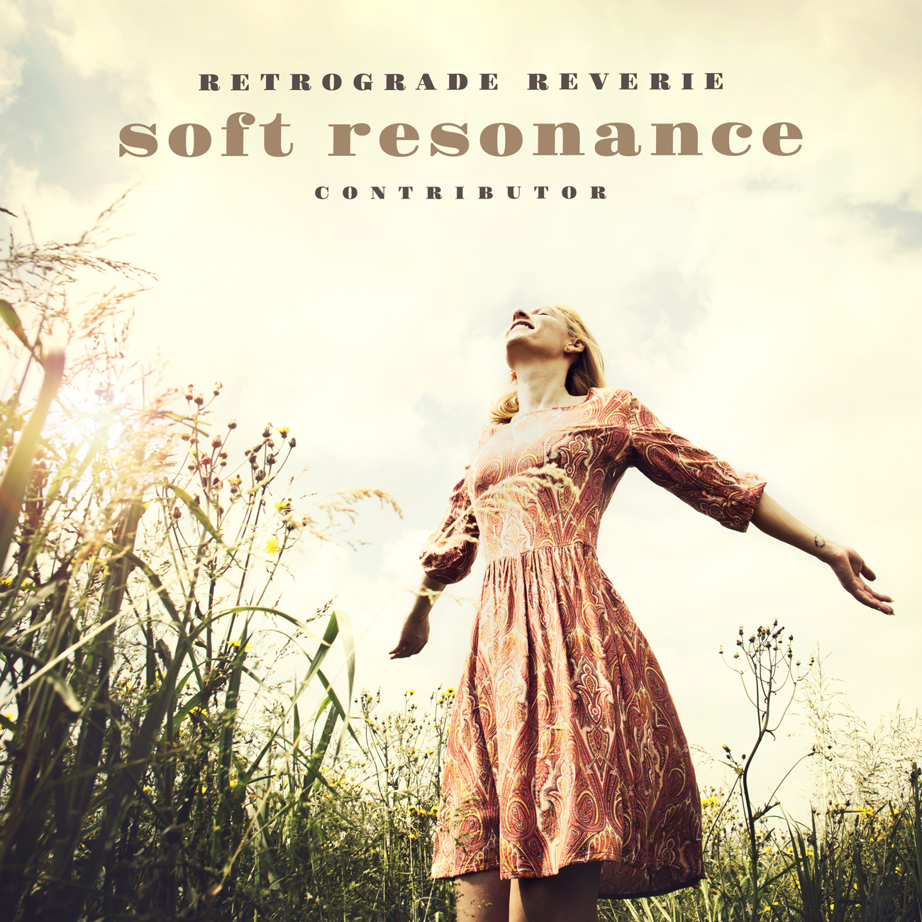 2D view of Premade Country & Acoustic Album Cover - Taupe #10694 | AlbumArtZone*