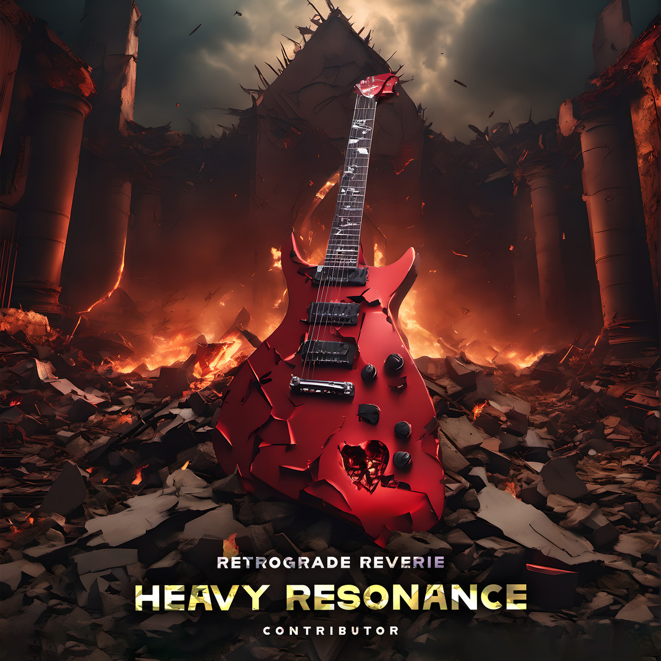 2D view of Premade Rock,Punk & Alternative Album Cover - Cocoa Brown #10755 | AlbumArtZone*