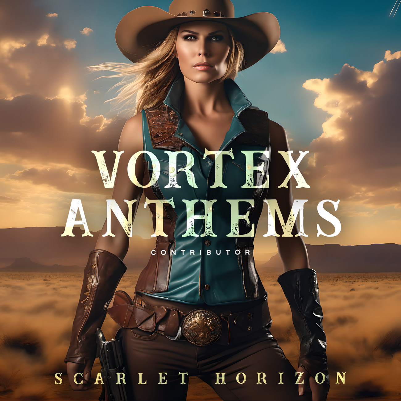2D view of Premade Country & Acoustic Album Cover - Merlin #10838 | AlbumArtZone*