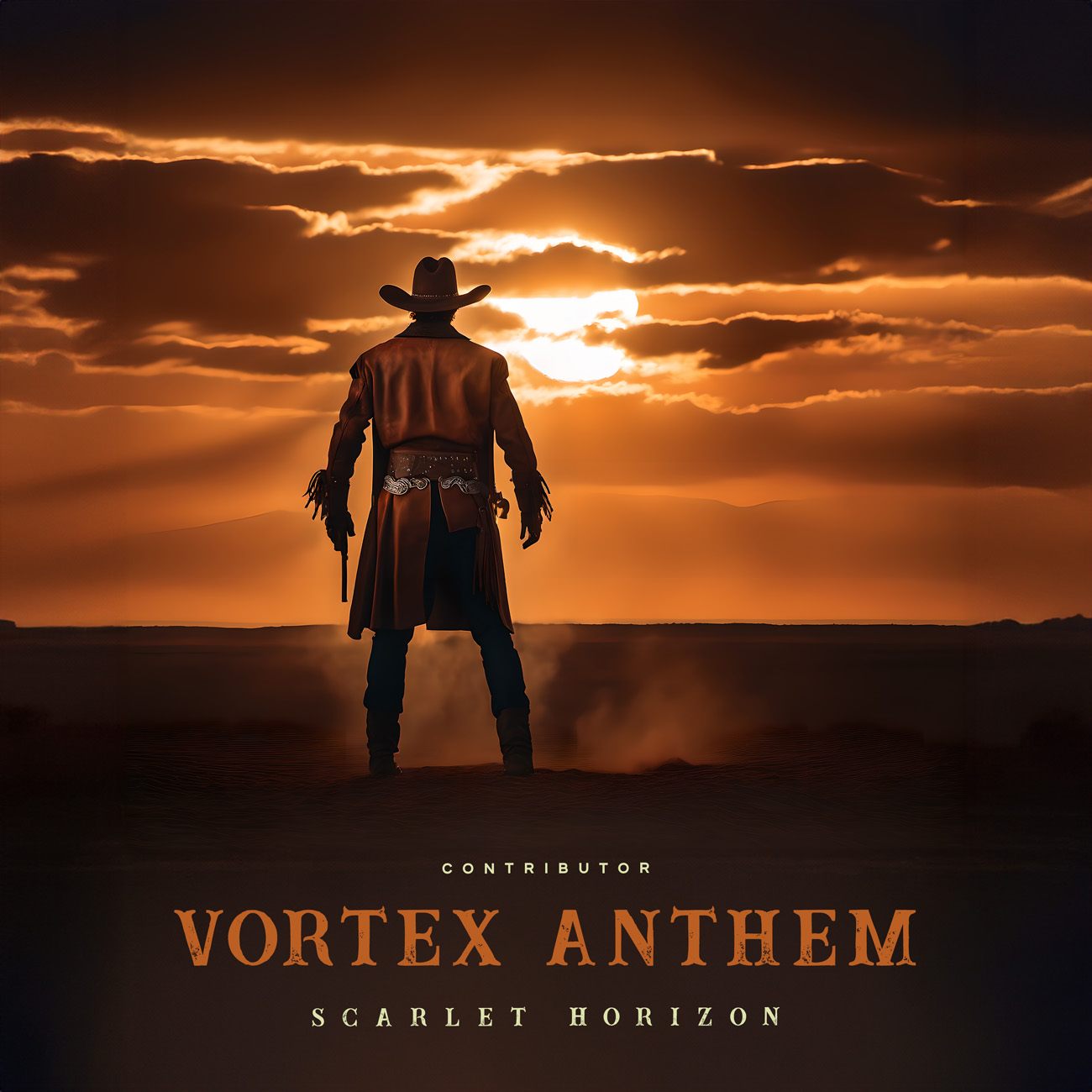 2D view of Premade Country & Acoustic Album Cover - Coffee Bean #10842 | AlbumArtZone*