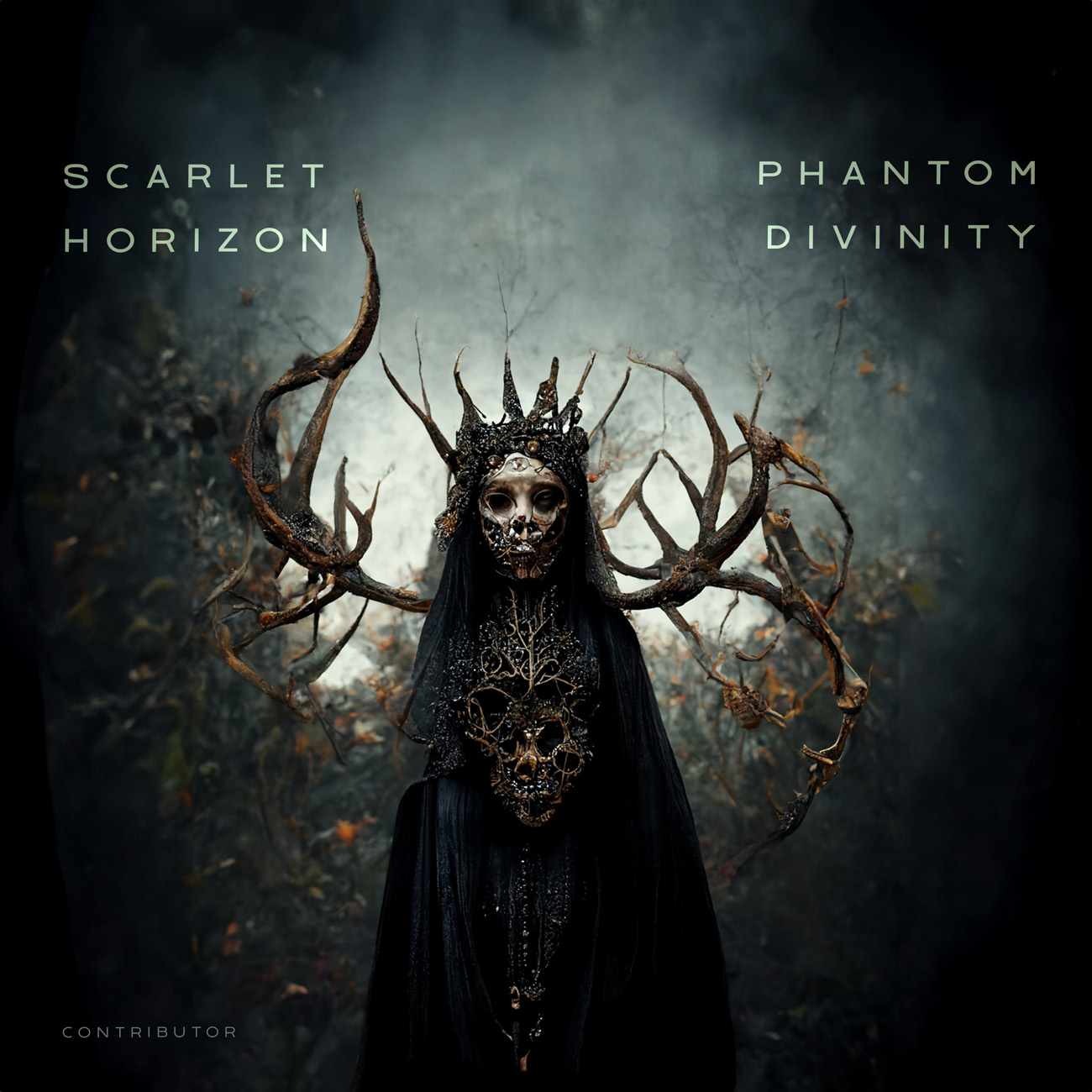 2D view of Premade Heavy Metal & Gothic Metal Album Cover - Woodsmoke #10886 | AlbumArtZone*