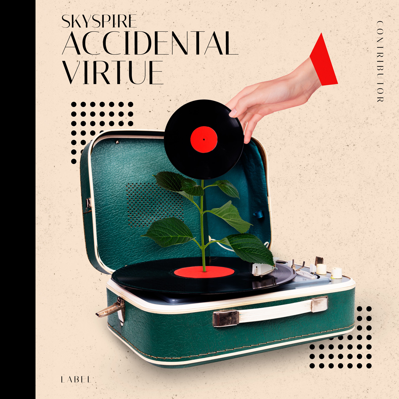 2D view of Premade Pop Album Cover - Almond #11012 | AlbumArtZone*