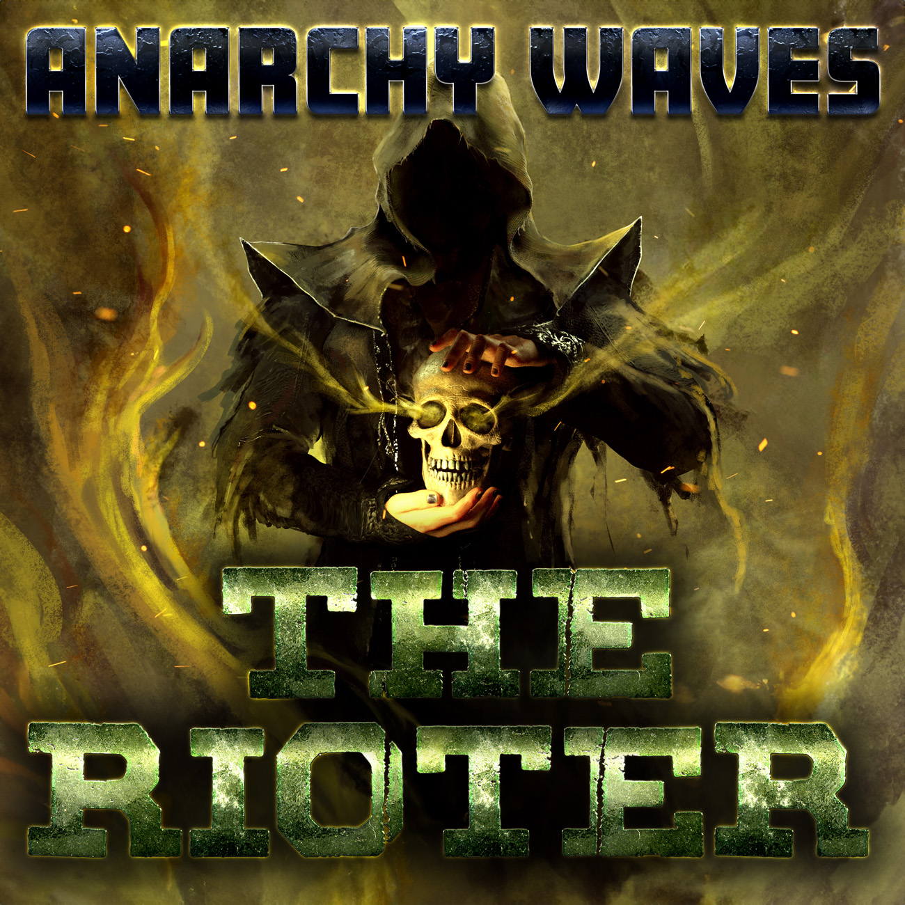 2D view of Premade Heavy Metal & Gothic Metal Book Cover - Thatch Green #11146 | AlbumArtZone*