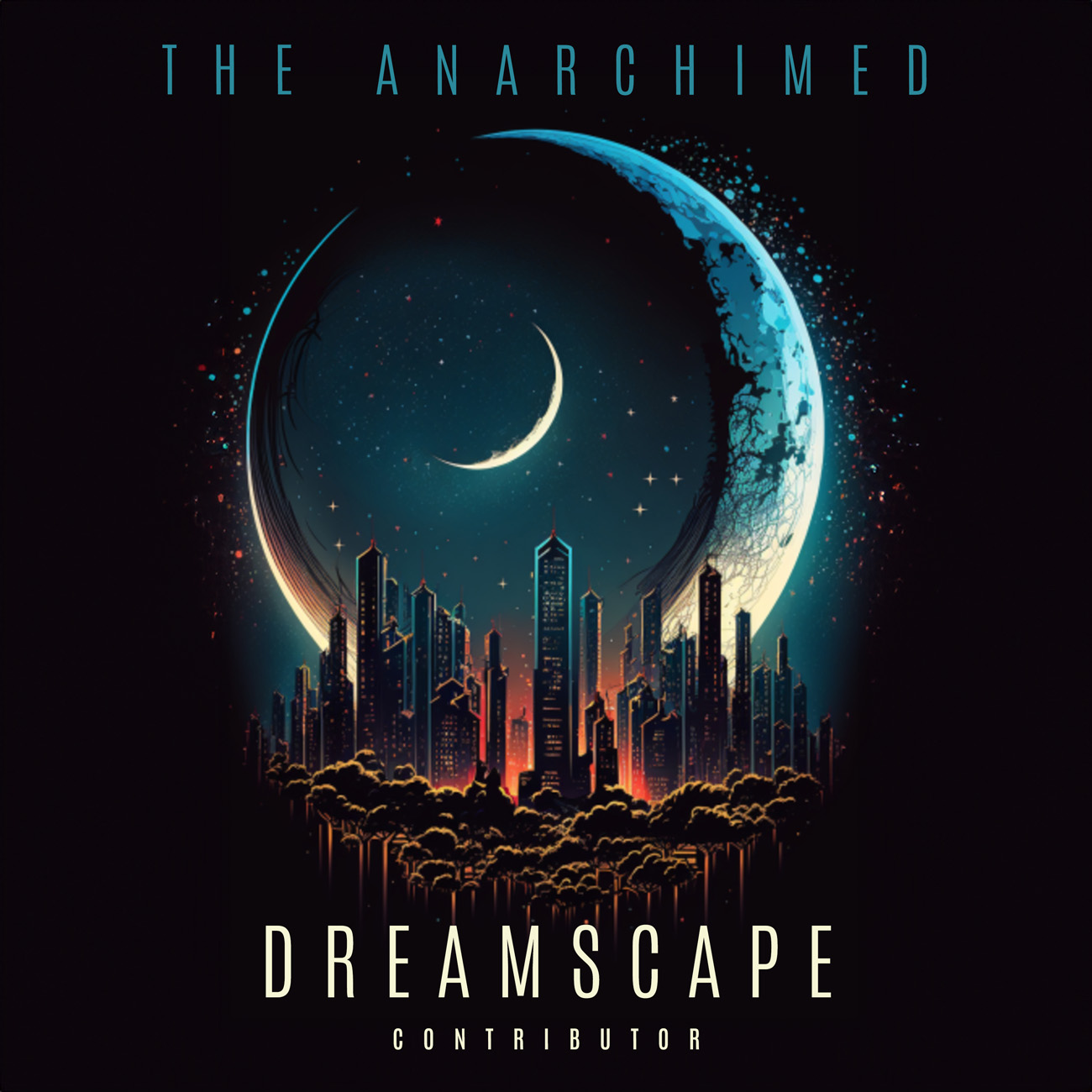 2D view of Premade Electronica & Ambient Album Cover - Cinder #11168 | AlbumArtZone*