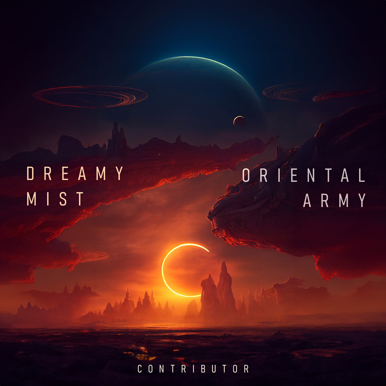 2D view of Premade Electronica & Ambient Album Cover - Revolver #11206 | AlbumArtZone*