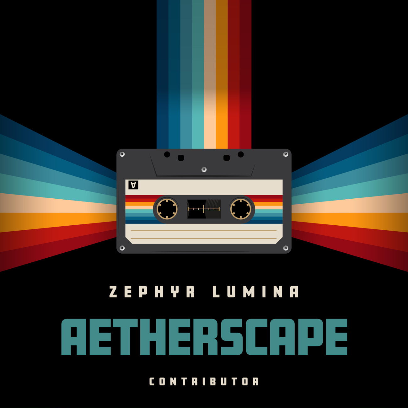2D view of Premade Contemporary Music Album Cover - Antique Brass #11224 | AlbumArtZone*