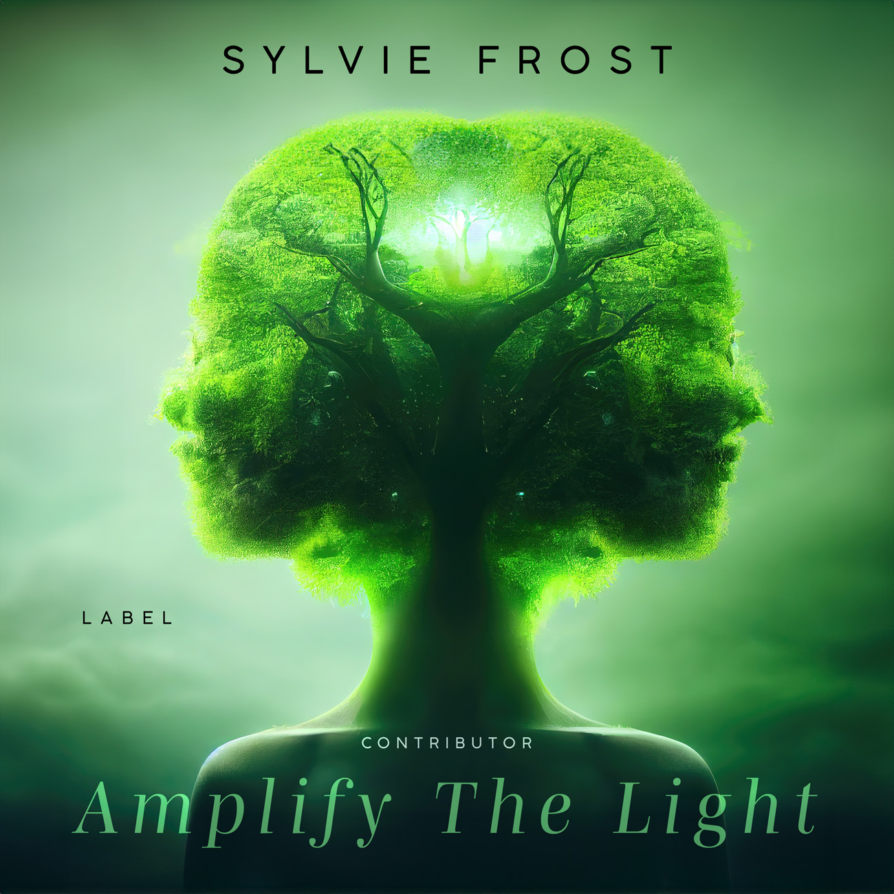 2D view of Premade Electronica & Ambient Album Cover - Fern #11365 | AlbumArtZone*