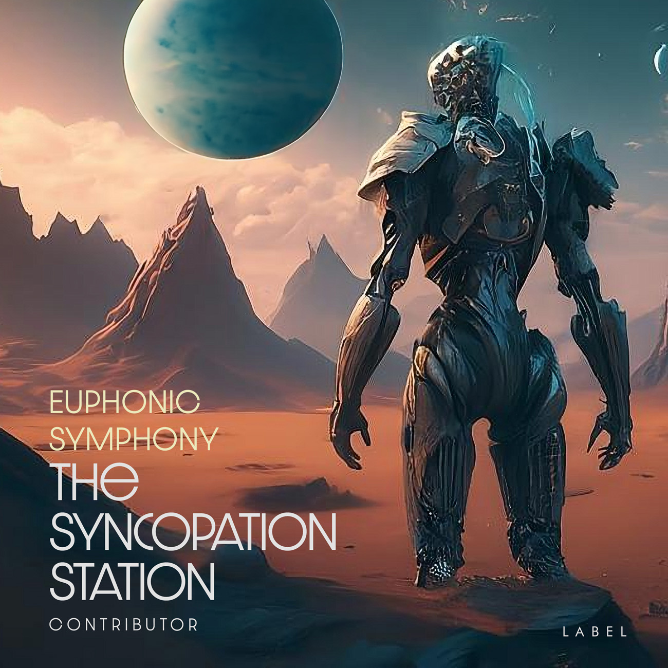 2D view of Premade Electronica & Ambient Album Cover - Outer Space #11411 | AlbumArtZone*