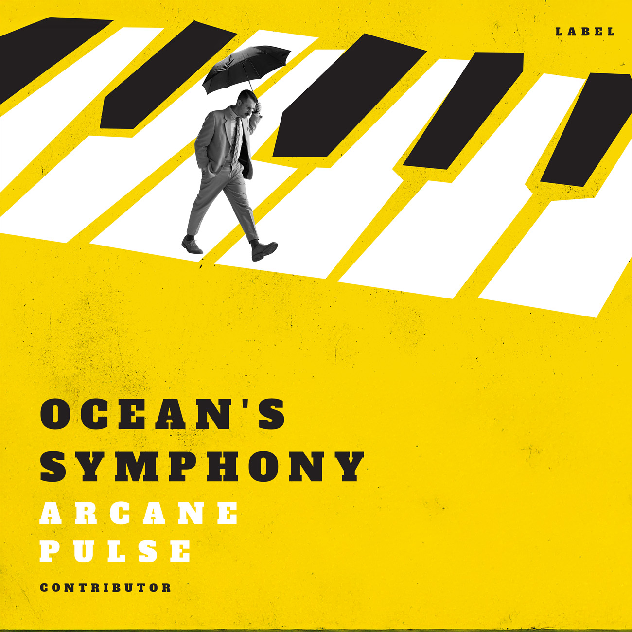 2D view of Premade Traditional Jazz & Blues Album Cover - Gold #11528 | AlbumArtZone*