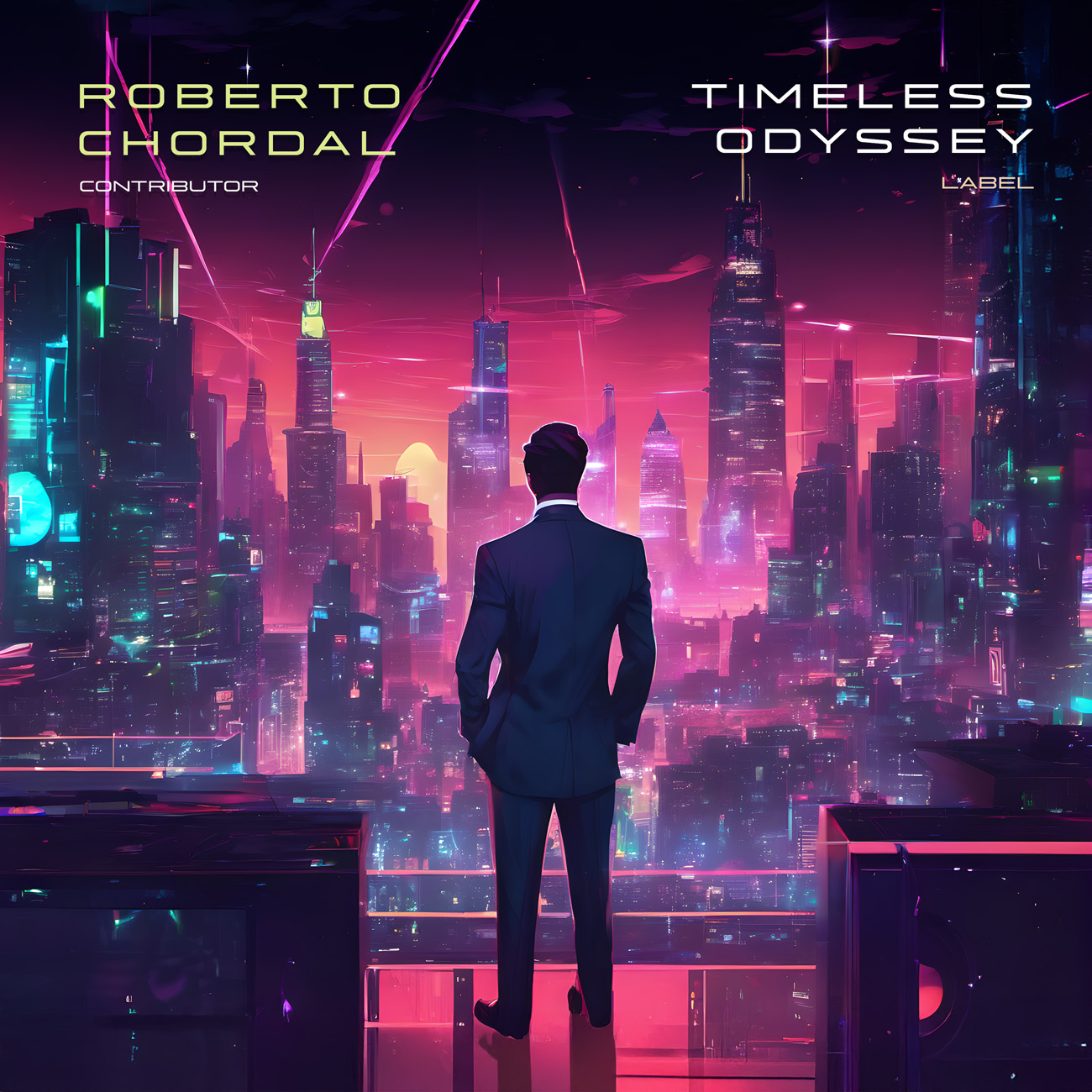 2D view of Premade Electronica & Ambient Album Cover - Revolver #11588 | AlbumArtZone*