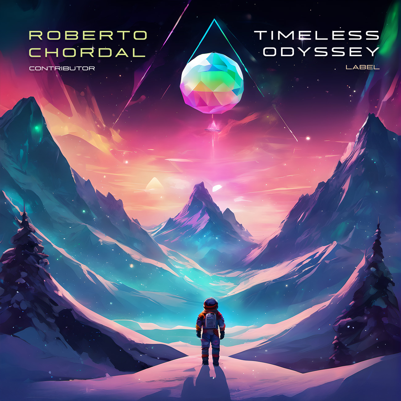 2D view of Premade Electronica & Ambient Album Cover - Rhino #11591 | AlbumArtZone*