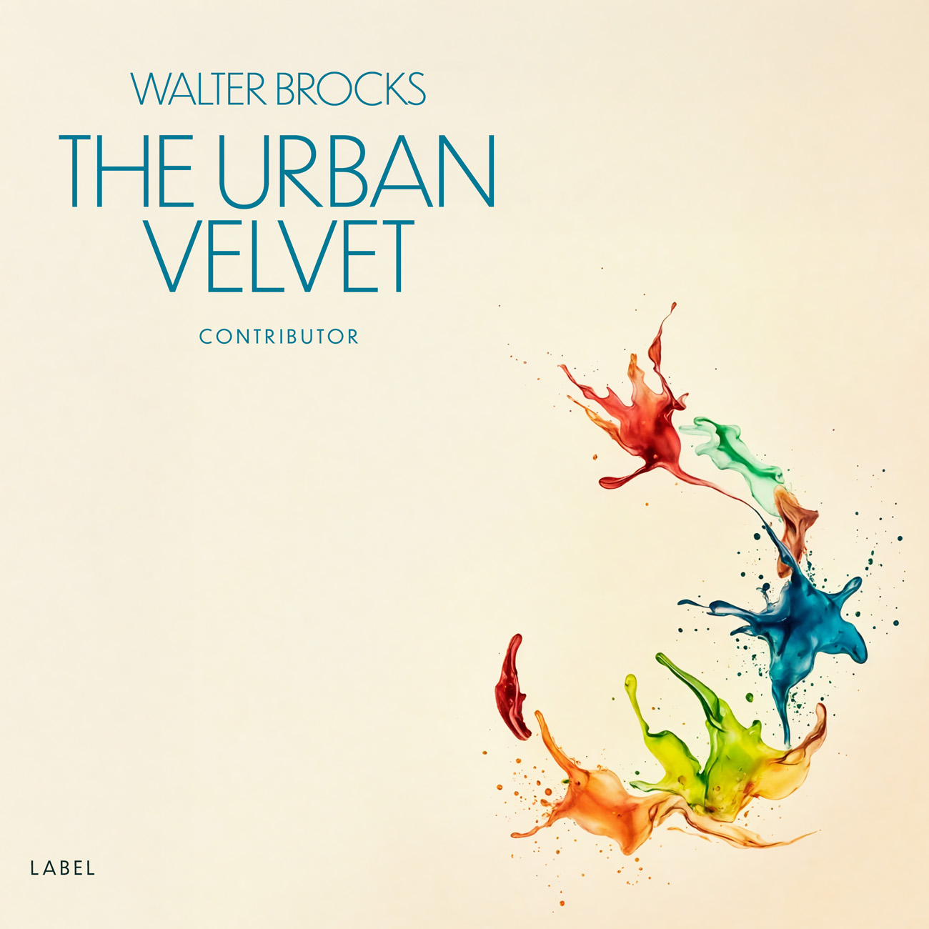 2D view of Premade Contemporary Music Album Cover - Albescent White #11800 | AlbumArtZone*