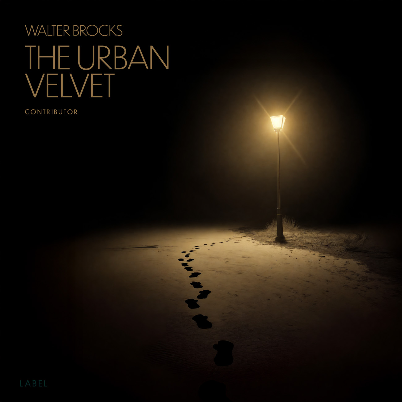 2D view of Premade Electronica & Ambient Album Cover - Night Rider #11802 | AlbumArtZone*