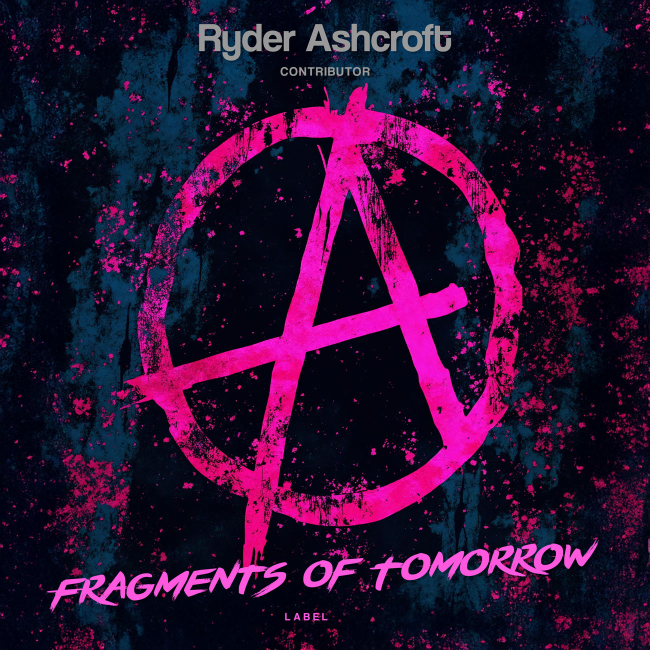2D view of Premade Rock,Punk & Alternative Album Cover - Red Violet #11909 | AlbumArtZone*