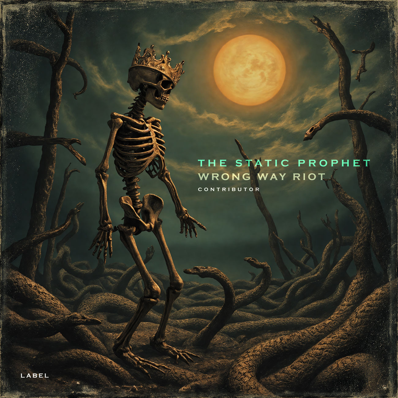 2D view of Premade Heavy Metal & Gothic Metal Album Cover - Heavy Metal #11977 | AlbumArtZone*