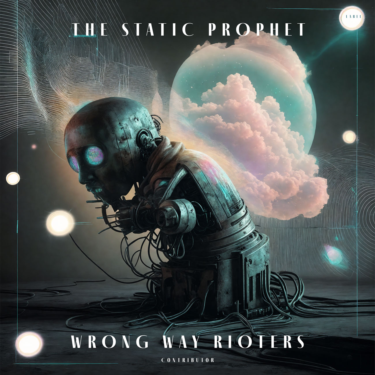 2D view of Premade Electronica & Ambient Album Cover - Outer Space #12007 | AlbumArtZone*