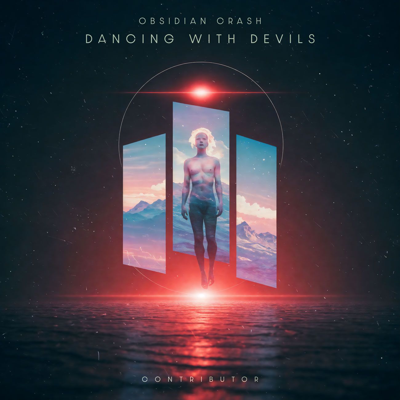2D view of Premade Electronica & Ambient Album Cover - Shark #12069 | AlbumArtZone*