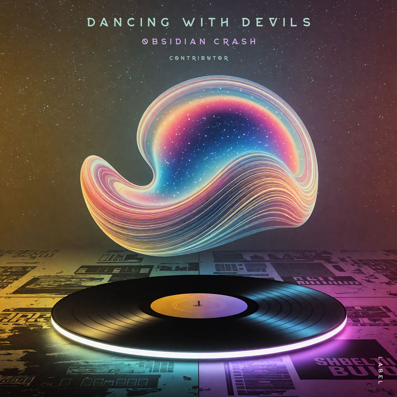 2D view of Premade Electronica & Ambient Album Cover - Tundora #12094 | AlbumArtZone*