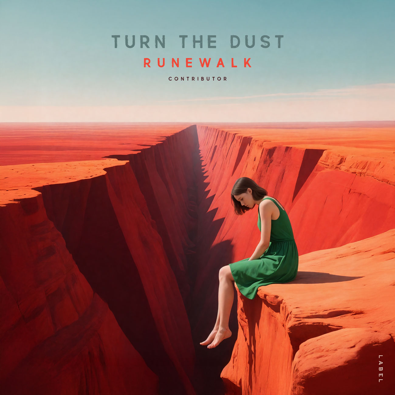 2D view of Premade Pop Album Cover - Burnt Sienna #12119 | AlbumArtZone*