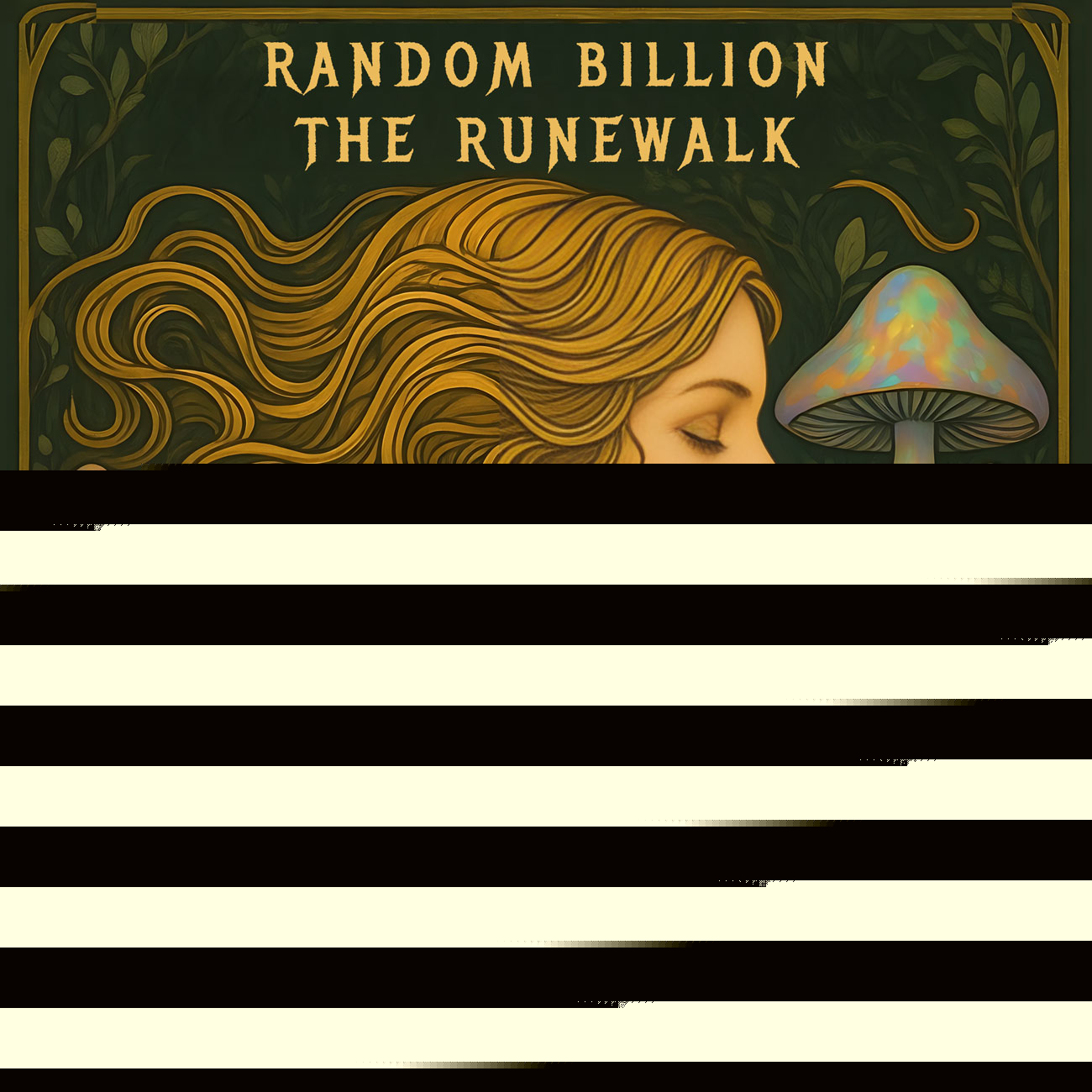 2D view of Premade Indie & Folk Music Album Cover - Black Olive #12240 | AlbumArtZone*