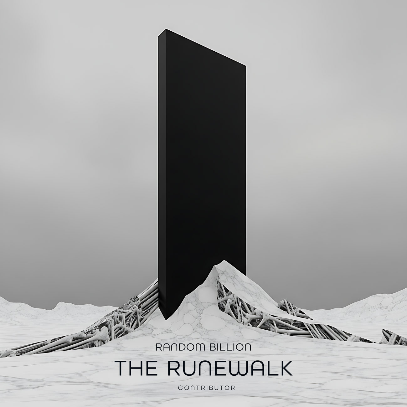 2D view of Premade Contemporary Music Album Cover - Silver Sand #12291 | AlbumArtZone*
