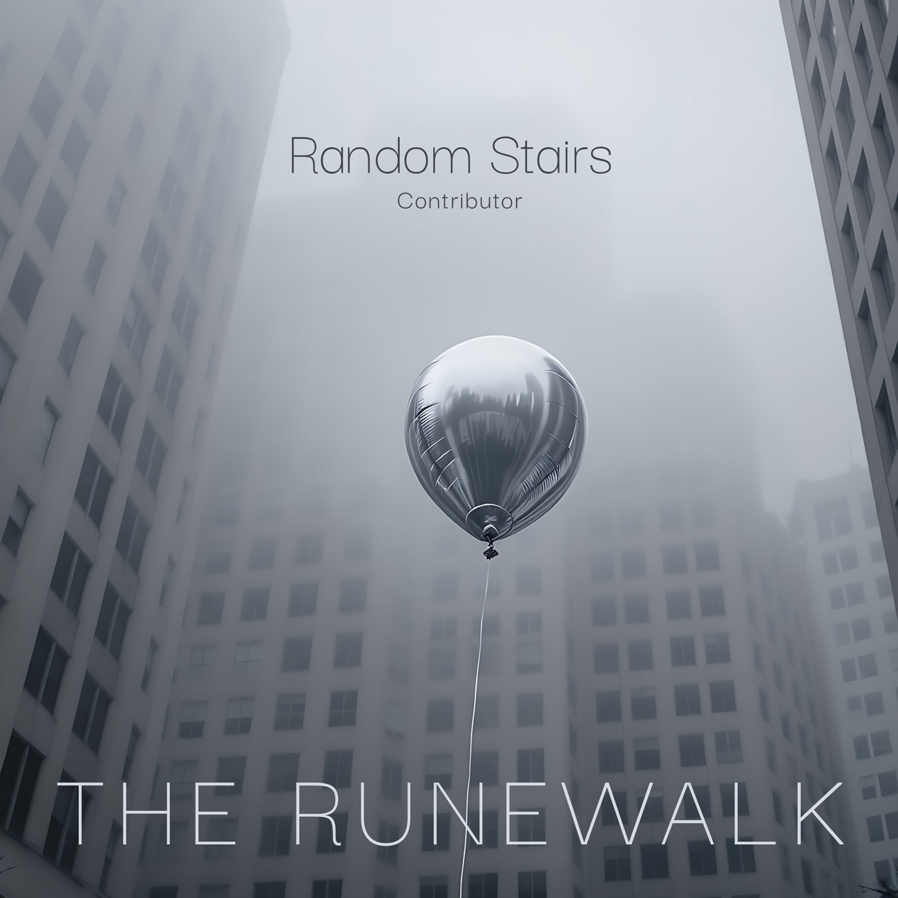 2D view of Premade Electronica & Ambient Album Cover - Oslo Gray #12312 | AlbumArtZone*