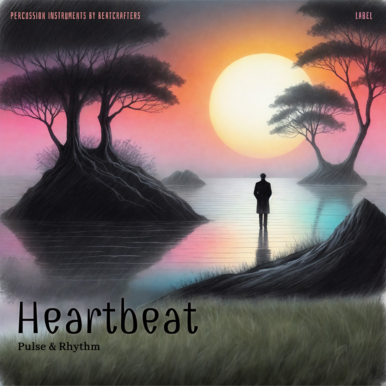 2D view of Premade Indie & Folk Music Album Cover - Thunder #16096 | AlbumArtZone*