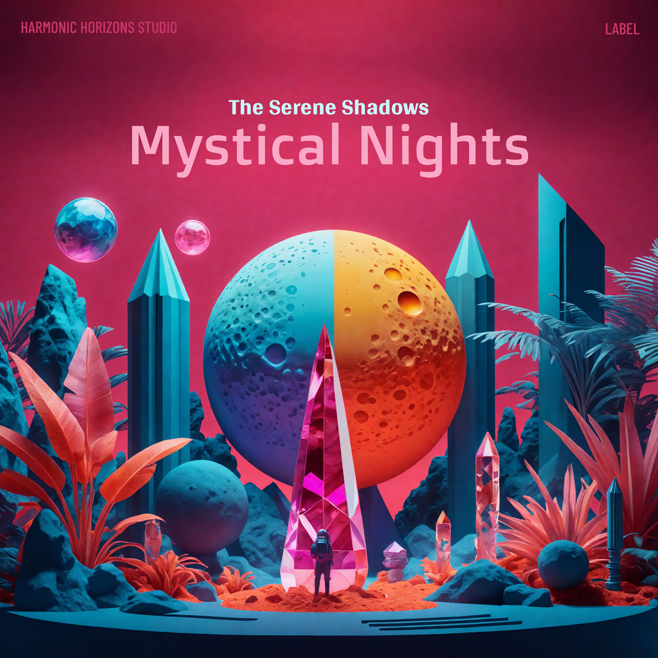 2D view of Premade Pop Album Cover - Night Shadz #16122 | AlbumArtZone*