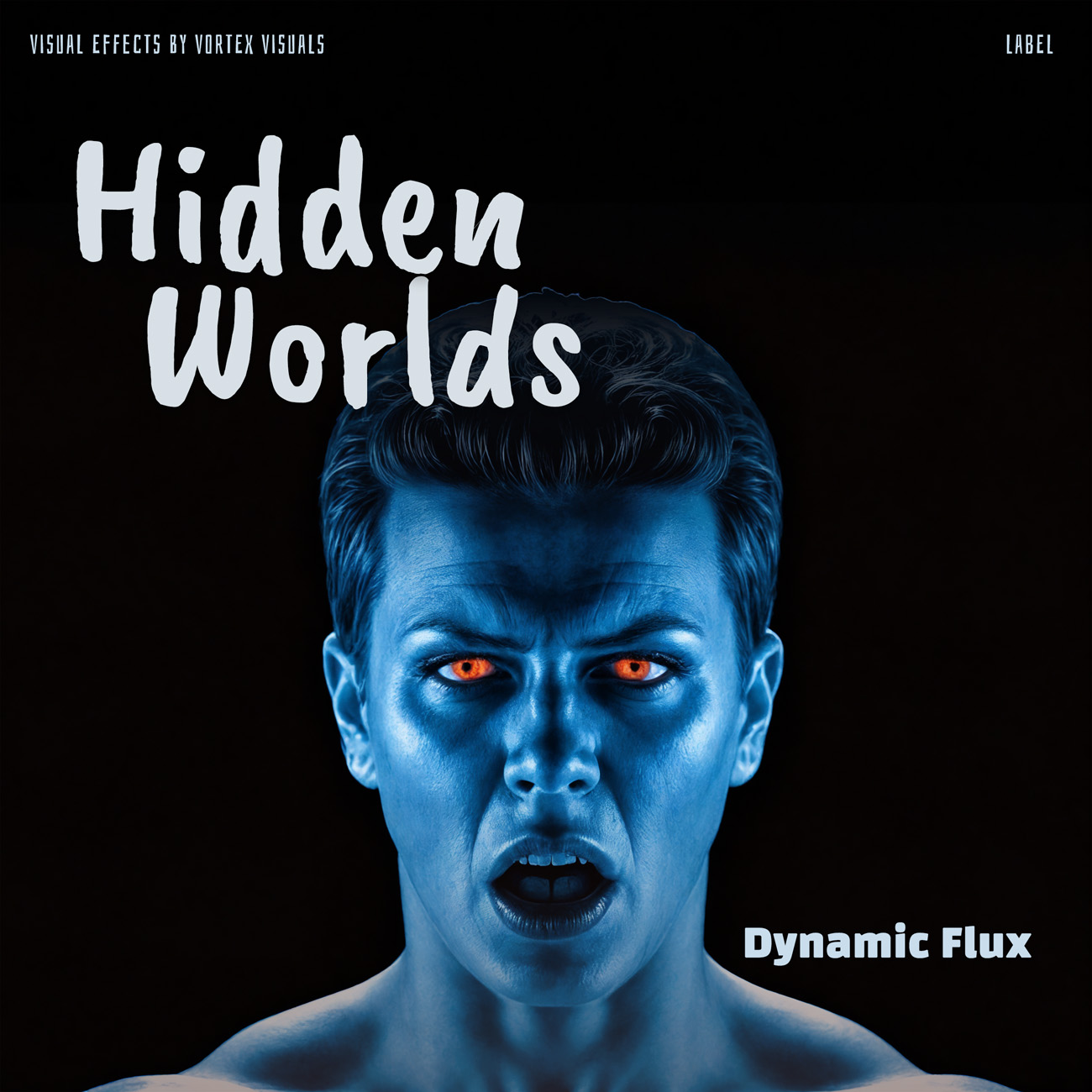 2D view of Premade Electronica & Ambient Album Cover - Polo Blue #16154 | AlbumArtZone*