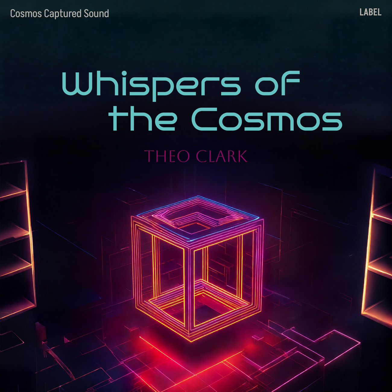2D view of Premade EDM, House & Dub Album Cover - Ebony #16175 | AlbumArtZone*