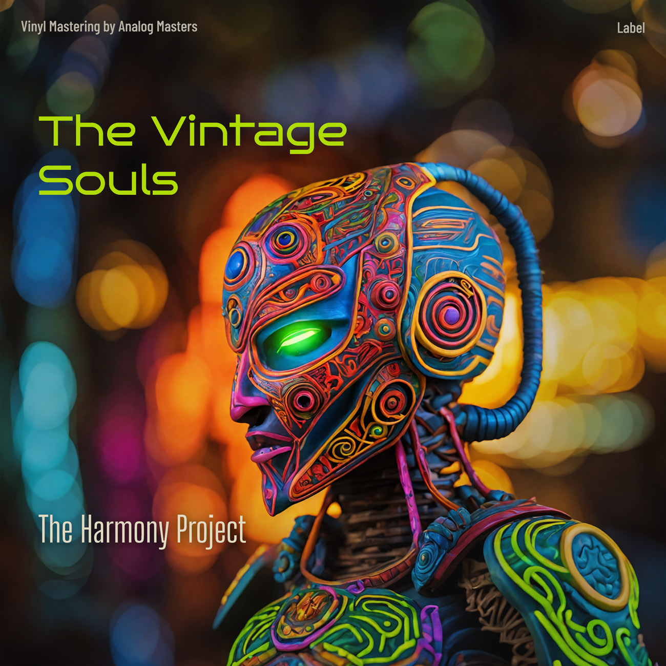 2D view of Premade Electronica & Ambient Album Cover - Copper #16195 | AlbumArtZone*