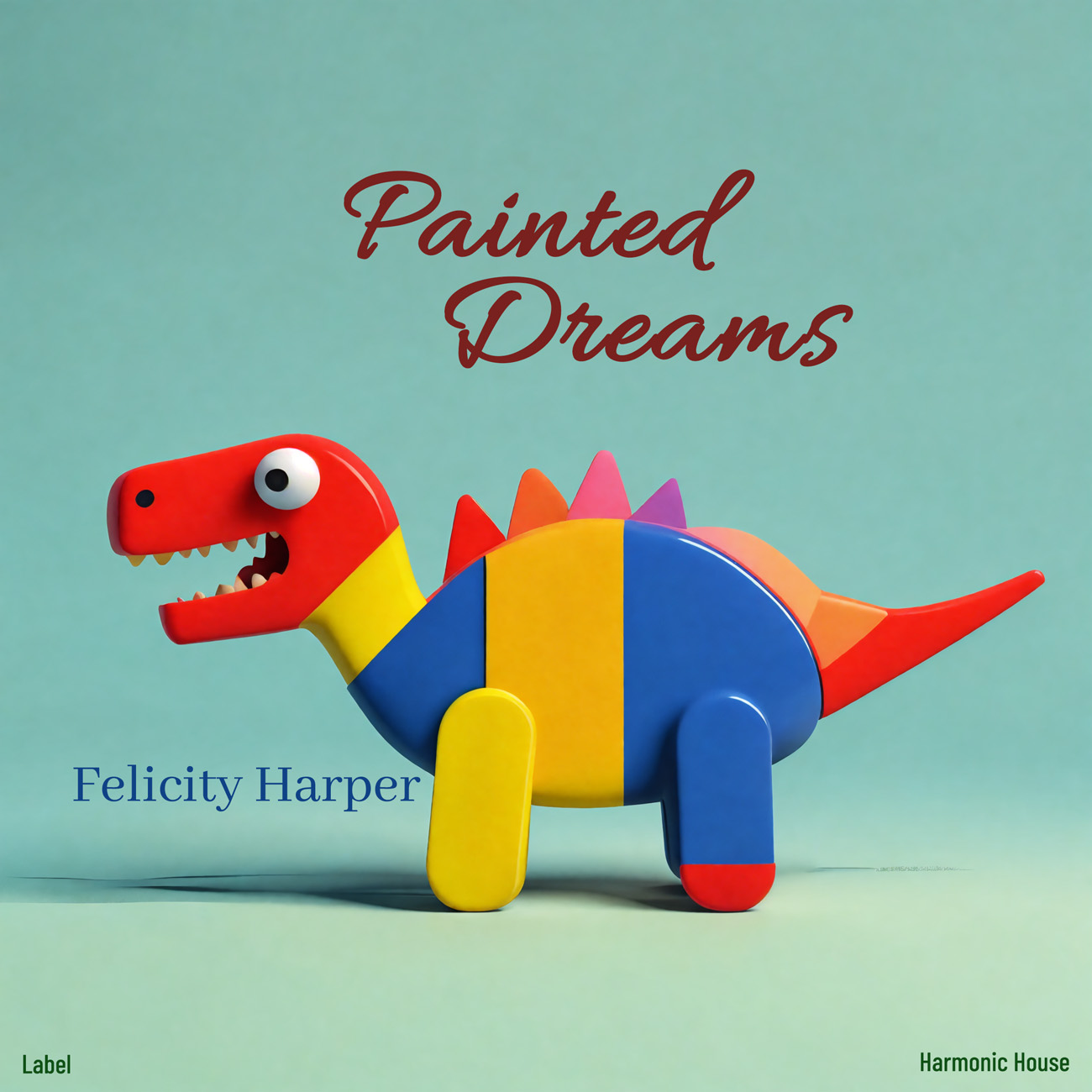 2D view of Premade Pop Album Cover - Shadow Green #16215 | AlbumArtZone*