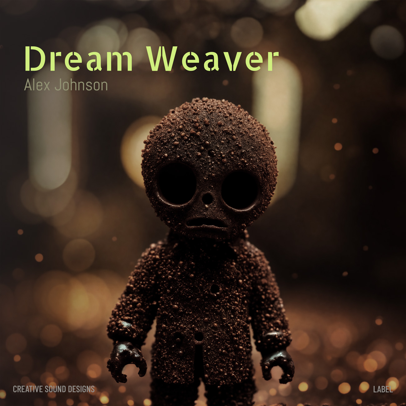 2D view of Premade Electronica & Ambient Album Cover - Oil #16229 | AlbumArtZone*
