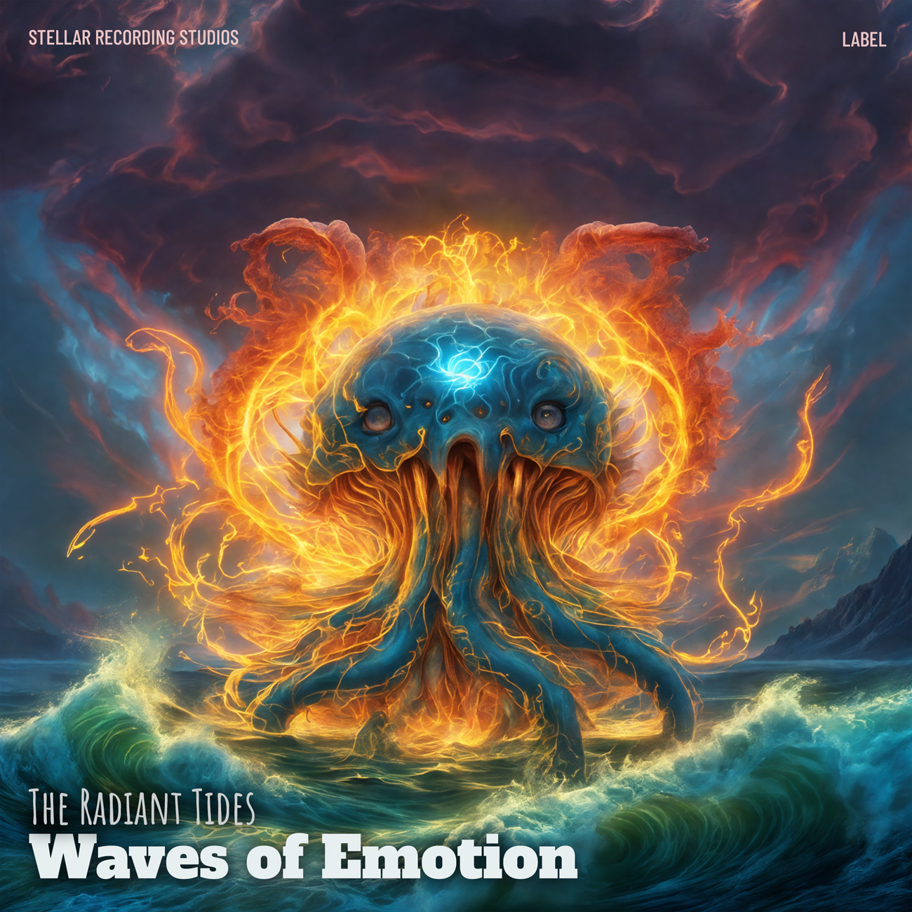 2D view of Premade Electronica & Ambient Book Cover - Limed Spruce #16252 | AlbumArtZone*