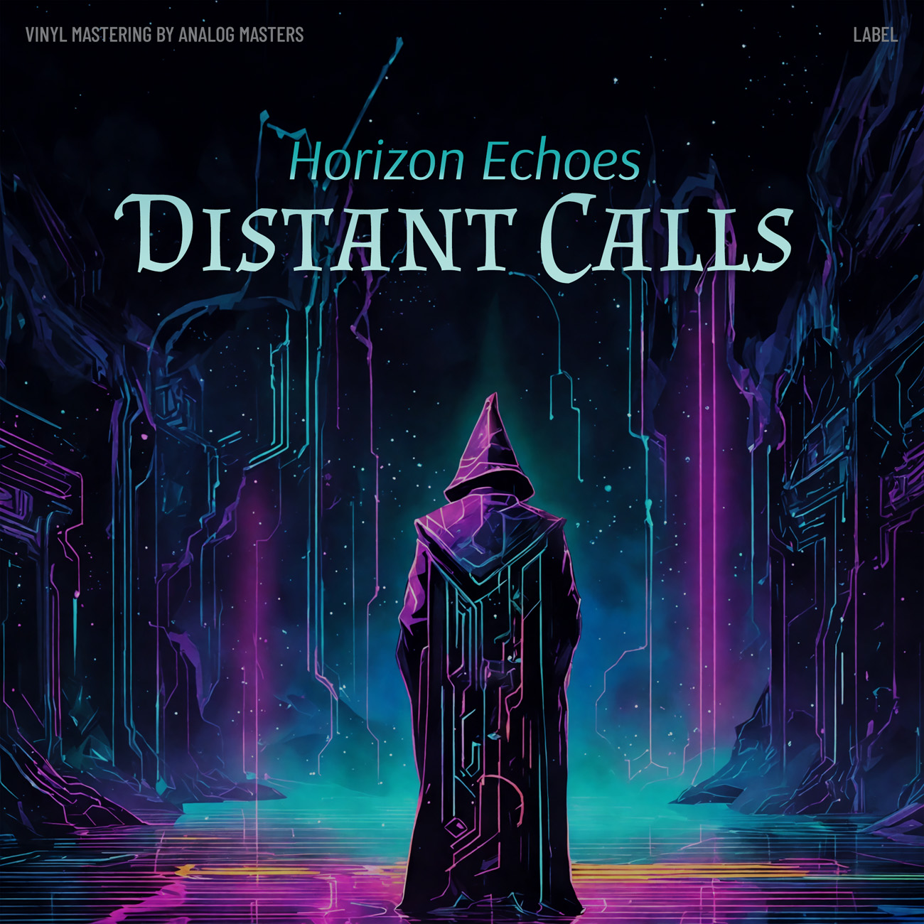 2D view of Premade Electronica & Ambient Album Cover - Ebony #16331 | AlbumArtZone*