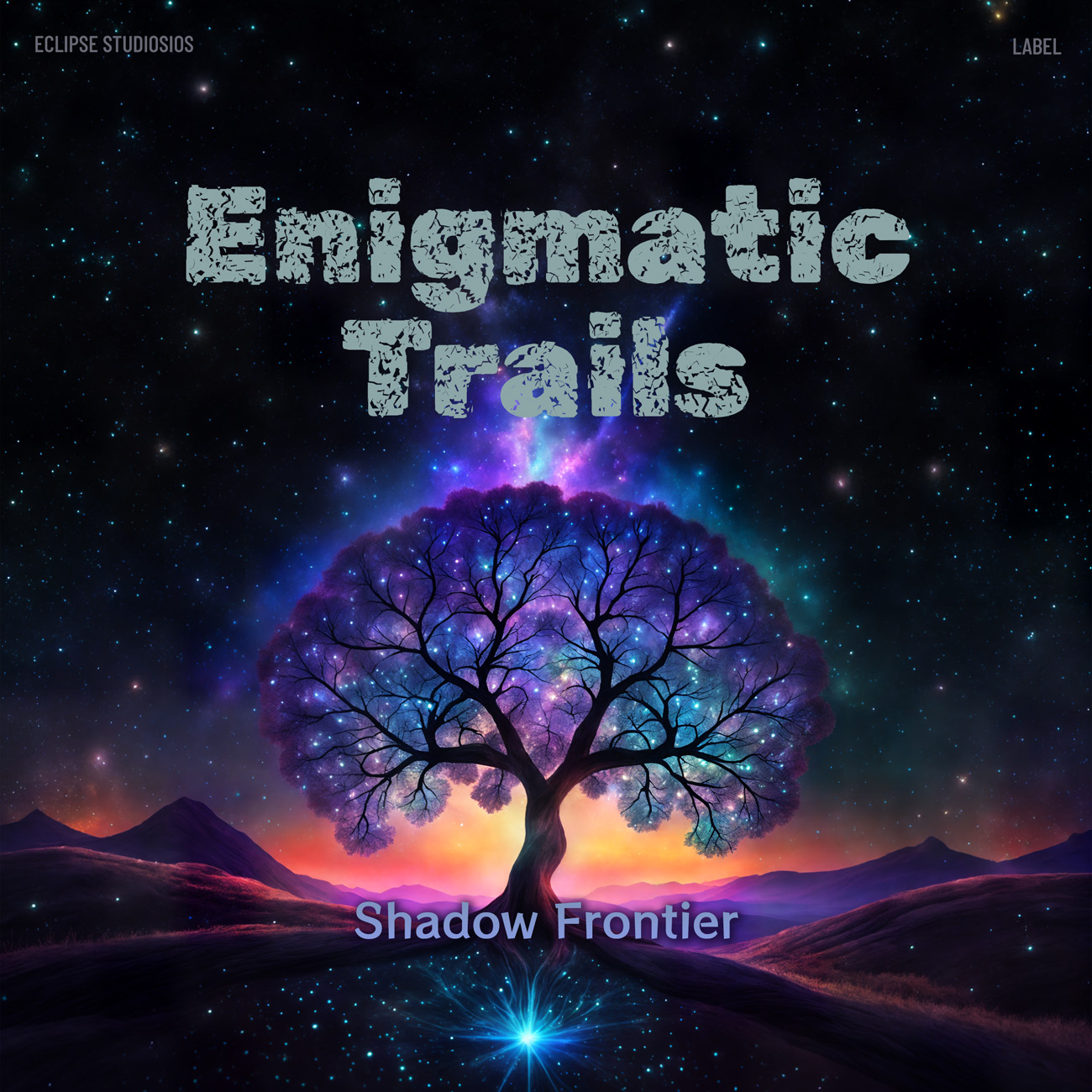 2D view of Premade Electronica & Ambient Album Cover - Cinder #16342 | AlbumArtZone*