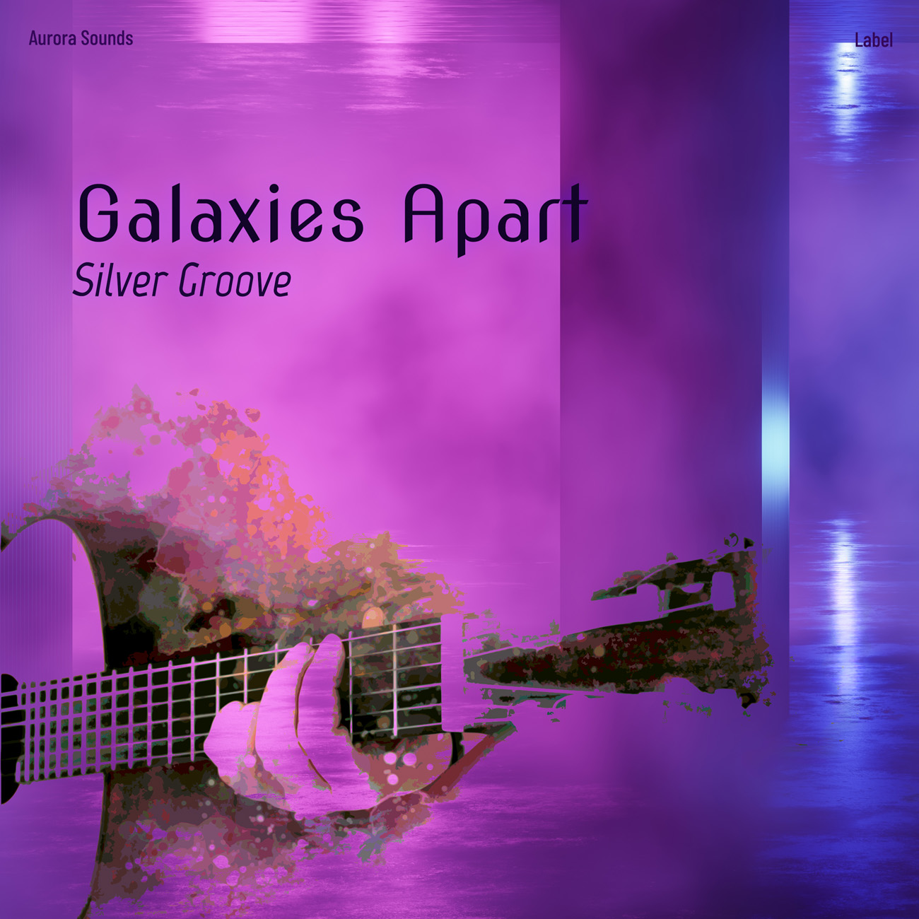 2D view of Premade Indie & Folk Music Album Cover - Vivid Violet #16349 | AlbumArtZone*