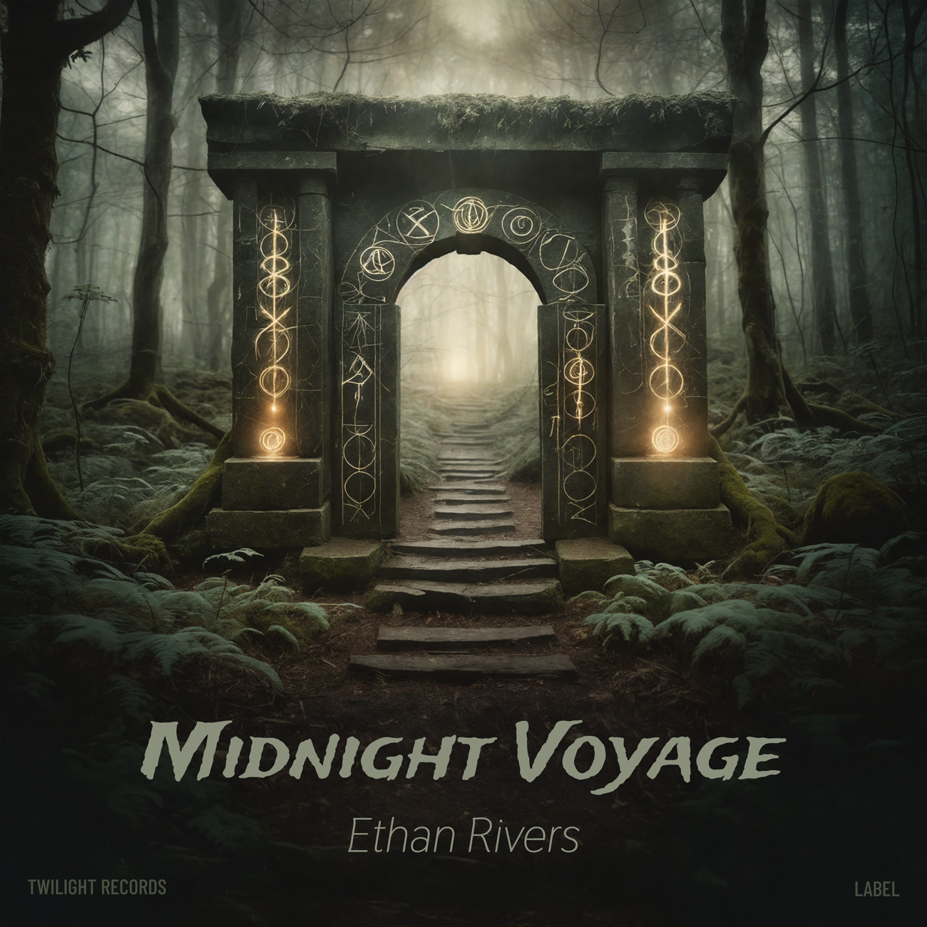 2D view of Premade Indie & Folk Music Album Cover - Rangitoto #16405 | AlbumArtZone*
