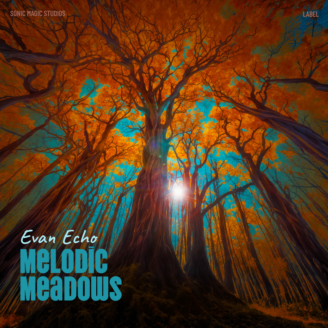 2D view of Premade Indie & Folk Music Album Cover - Cedar #16419 | AlbumArtZone*