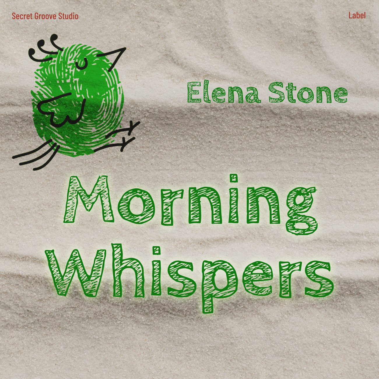 2D view of Premade Indie & Folk Music Album Cover - Tea #16475 | AlbumArtZone*