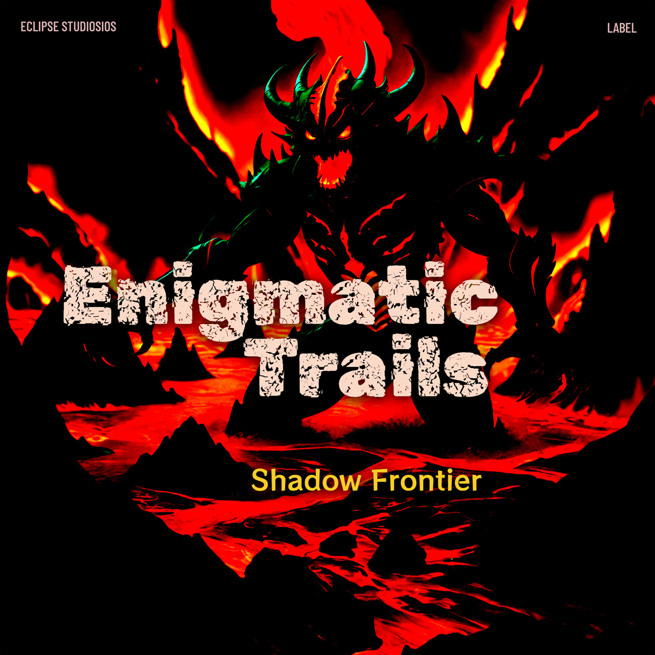 2D view of Premade Electronica & Ambient Album Cover - Night Rider #16537 | AlbumArtZone*