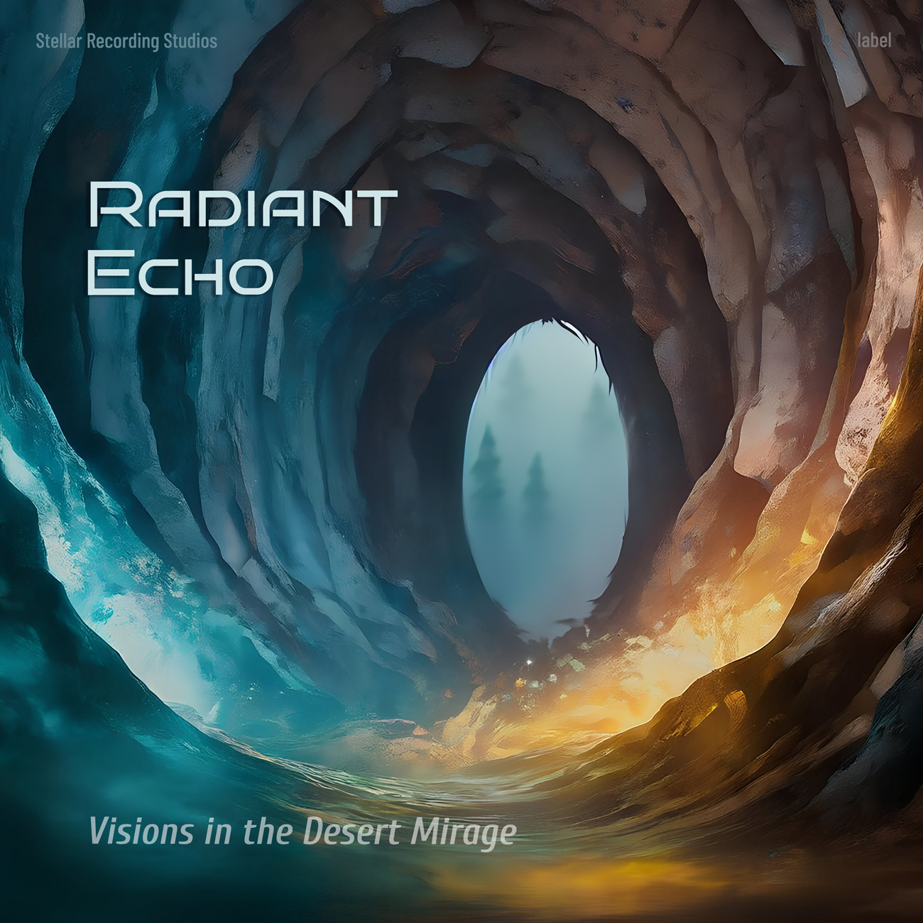 2D view of Premade Electronica & Ambient Book Cover - Outer Space #16657 | AlbumArtZone*
