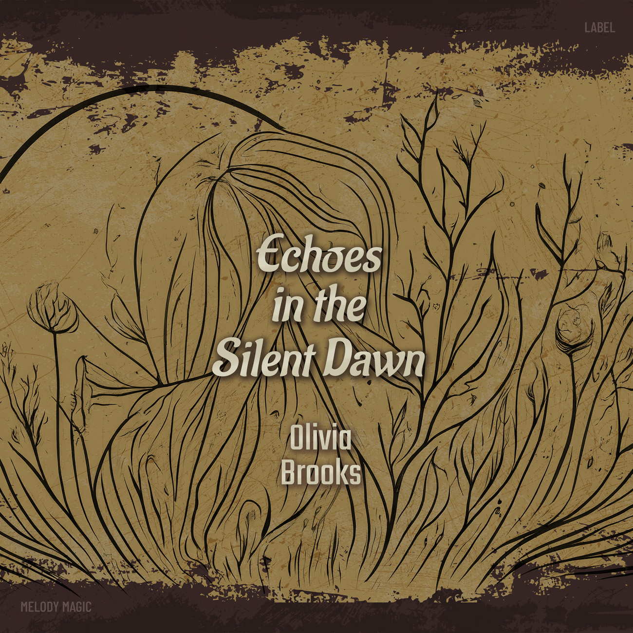 2D view of Premade Indie & Folk Music Album Cover - Shadow #16722 | AlbumArtZone*
